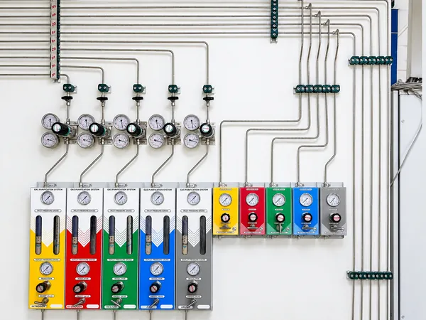 Gas purification panels for nitrogen, hydrogen, helium, air, and argon